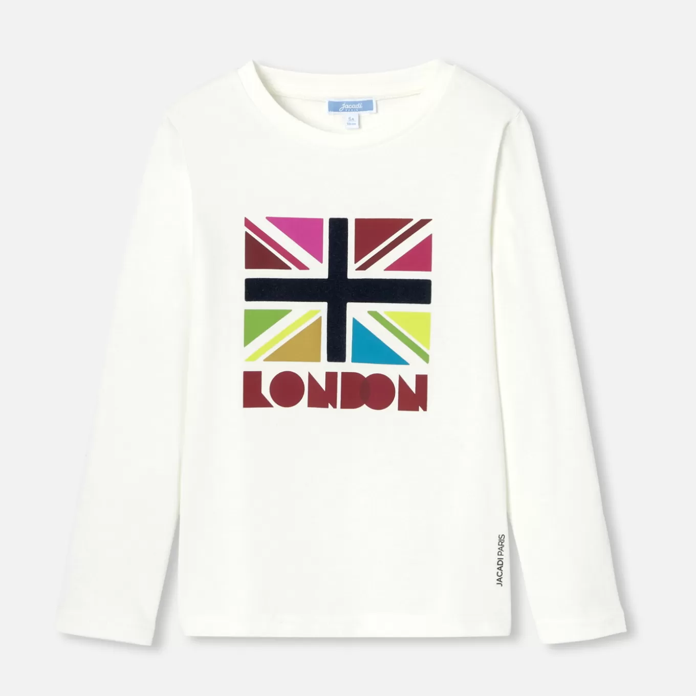 Sale Jacadi T-Shirt mit langen Ärmeln für Jungen WEICHES JACADI WEISS