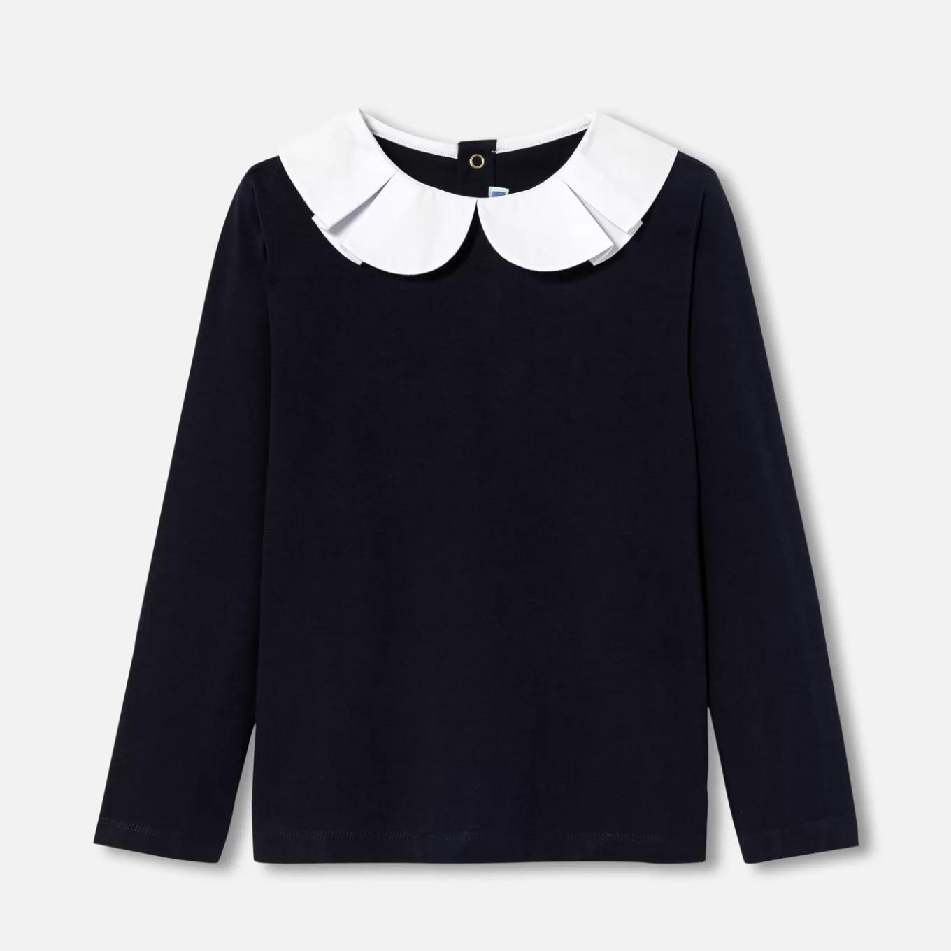 Discount Jacadi T-Shirt mit langen Ärmeln für Mädchen MARINEBLAU JACADI