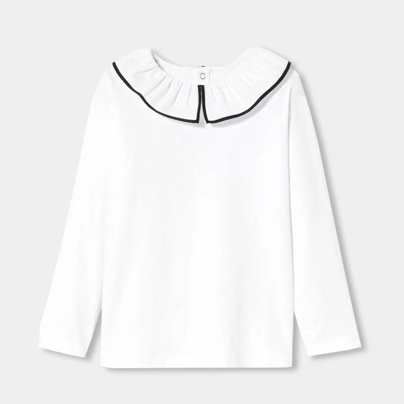 Sale Jacadi T-Shirt mit langen Ärmeln für Mädchen JACADI WEISS