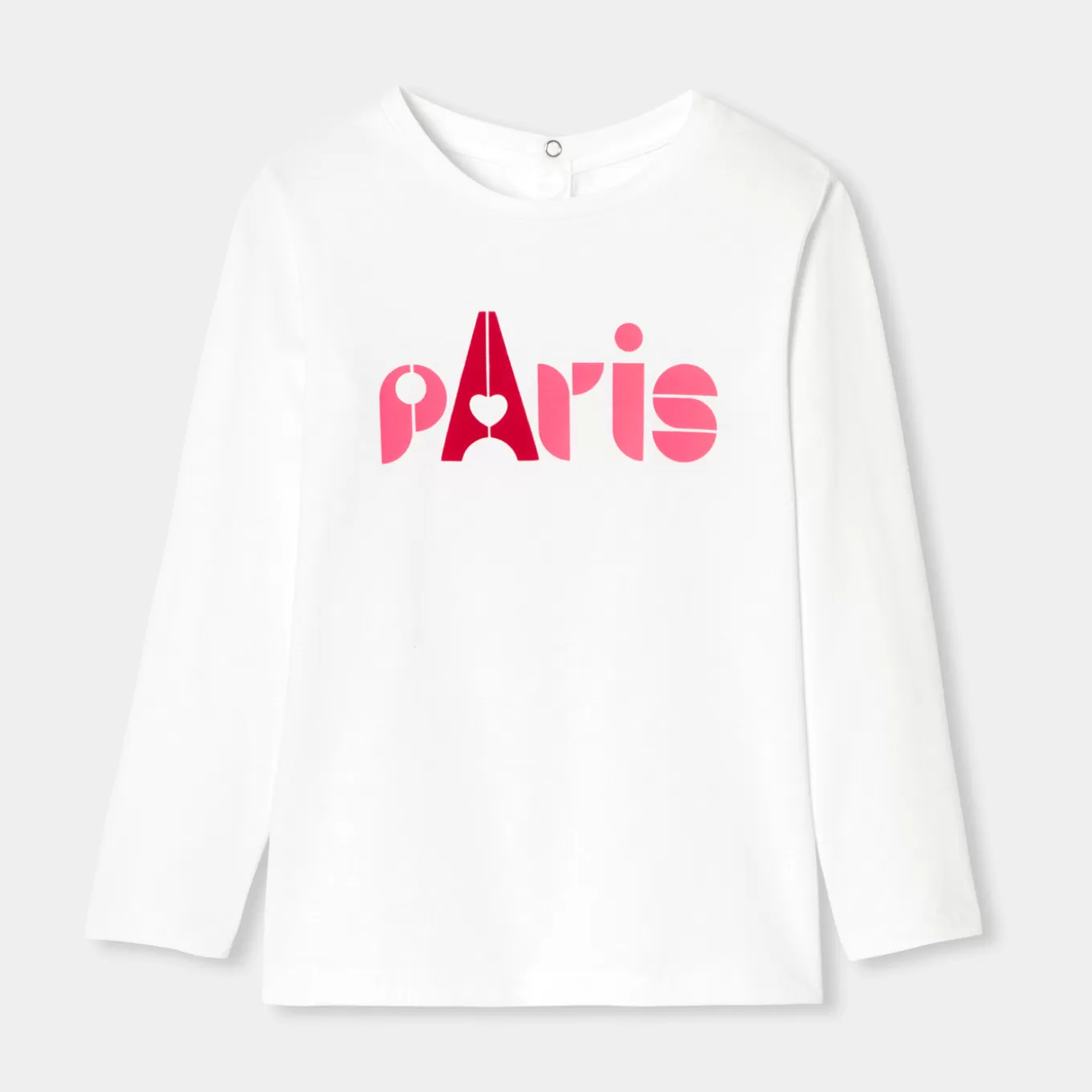 Outlet Jacadi T-Shirt mit langen Ärmeln für Mädchen JACADI WEISS