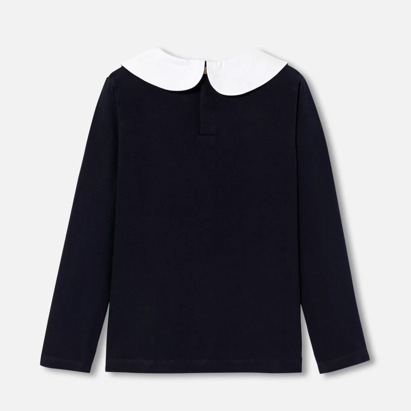 Discount Jacadi T-Shirt mit langen Ärmeln für Mädchen MARINEBLAU JACADI