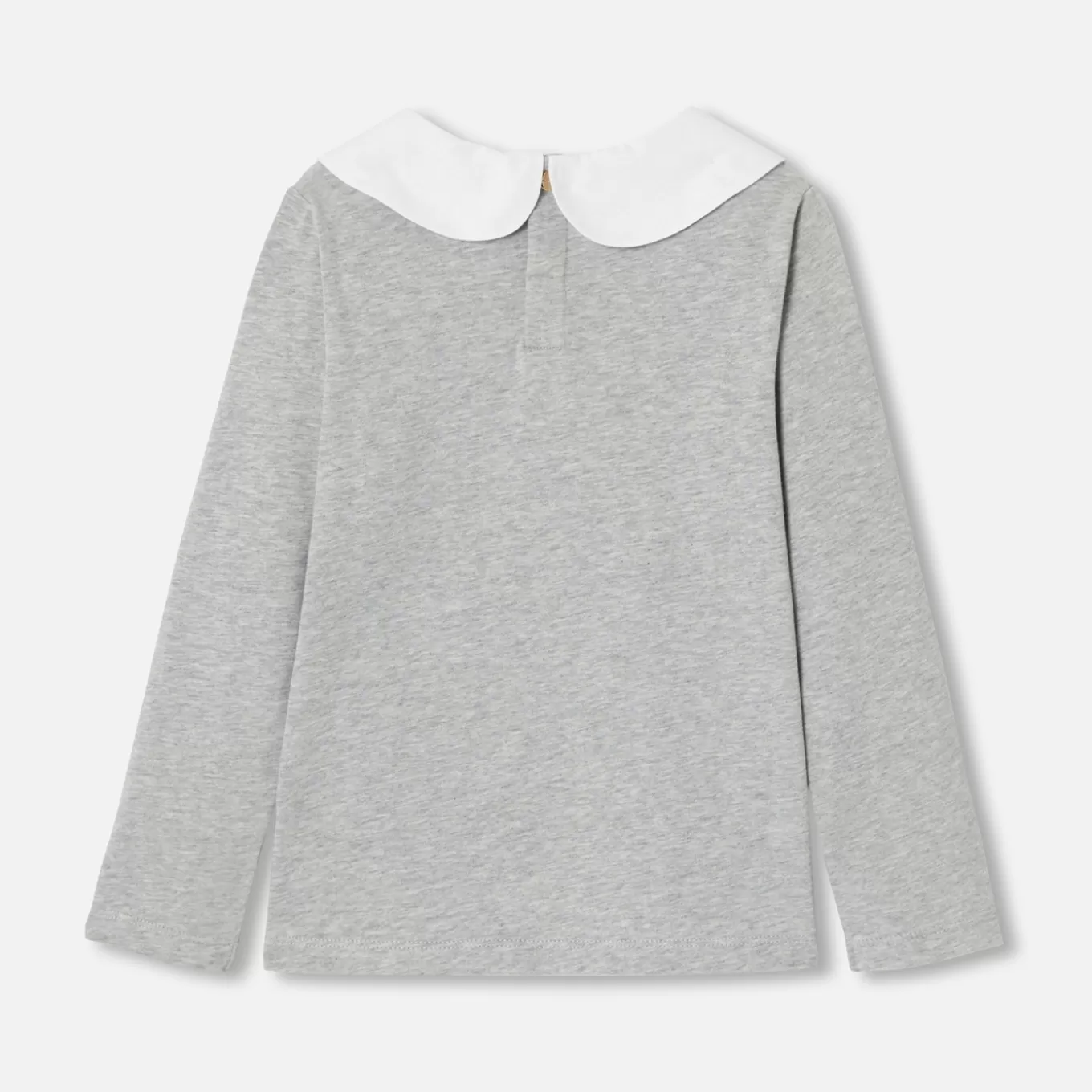 Outlet Jacadi T-Shirt mit langen Ärmeln für Mädchen GRAU MELIERT HELL JACADI