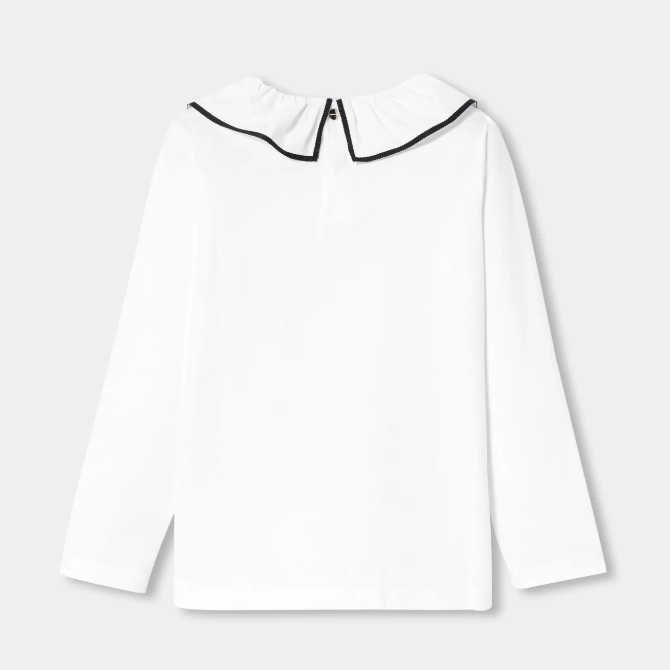 Sale Jacadi T-Shirt mit langen Ärmeln für Mädchen JACADI WEISS