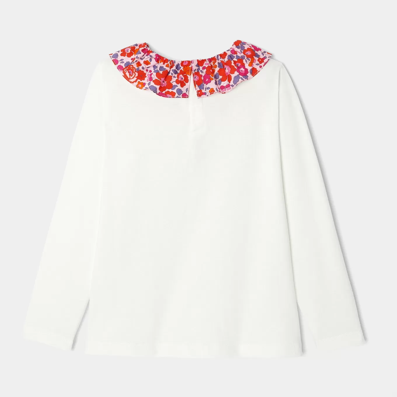 Online Jacadi T-Shirt mit langen Ärmeln für Mädchen WEICHES JACADI WEISS