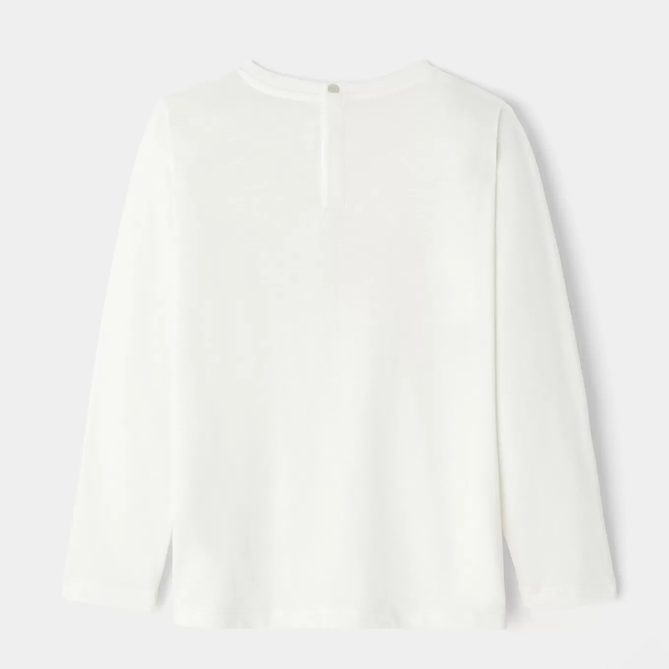 Hot Jacadi T-Shirt mit langen Ärmeln für Mädchen WEICHES JACADI WEISS
