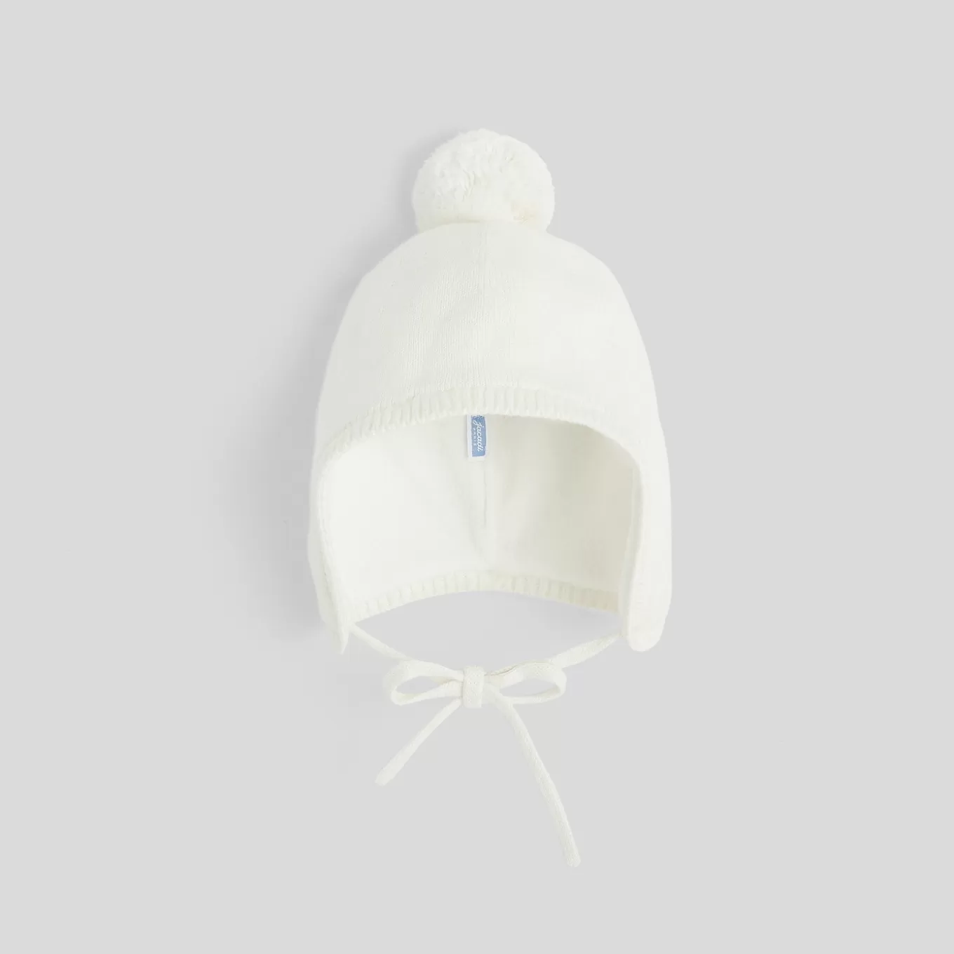 Sale Jacadi Unifarbenes Mützchen für Babys WEICHES JACADI WEISS
