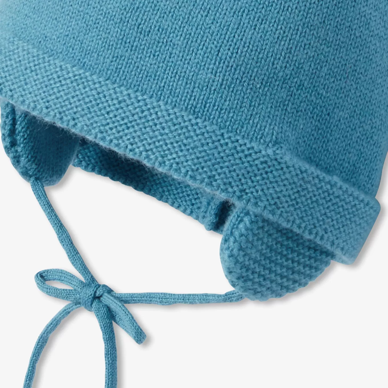 Clearance Jacadi Unifarbenes Mützchen für Babys PREUSSISCHBLAU