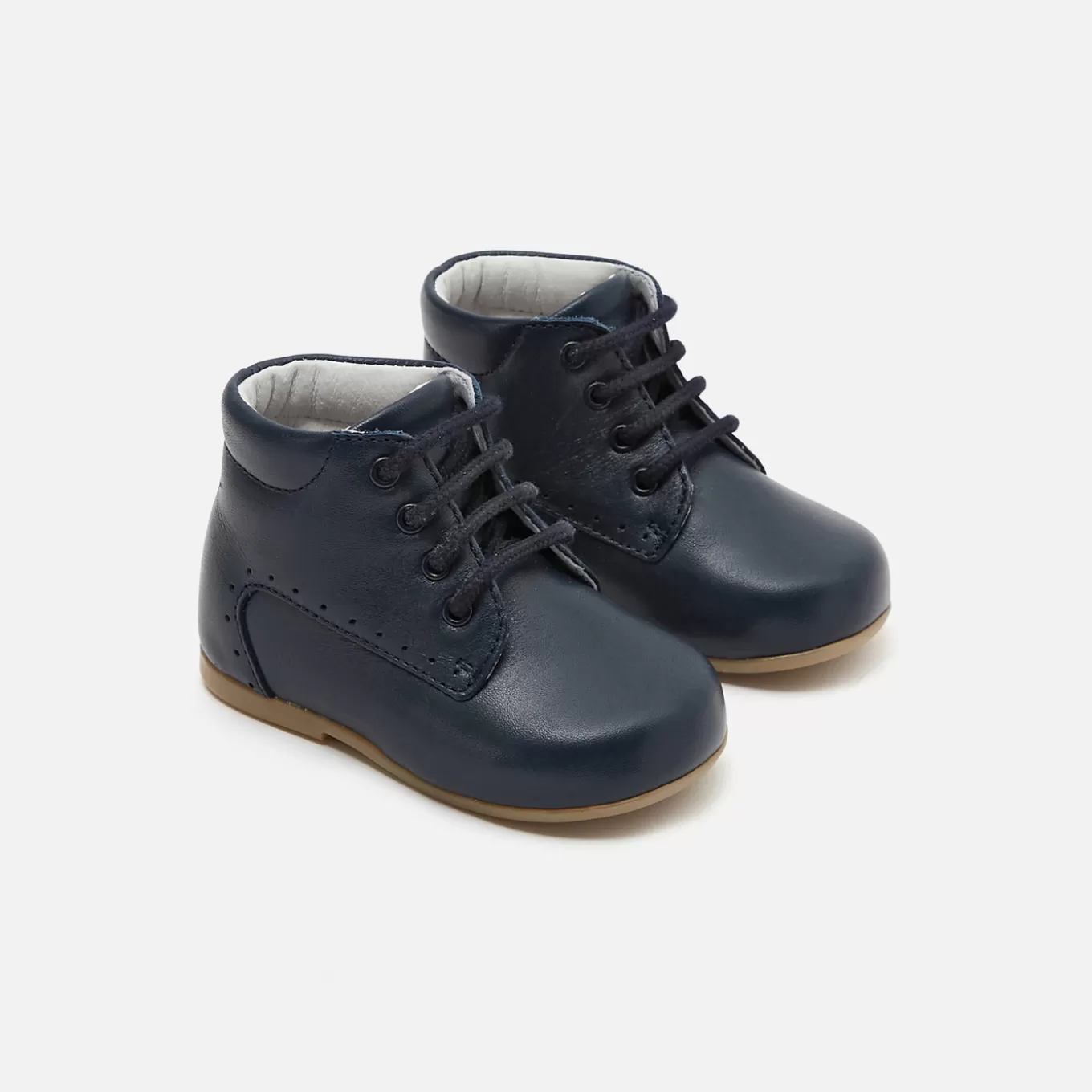 Cheap Jacadi Unisex-Lauflernstiefeletten aus Glattleder MARINEBLAU JACADI