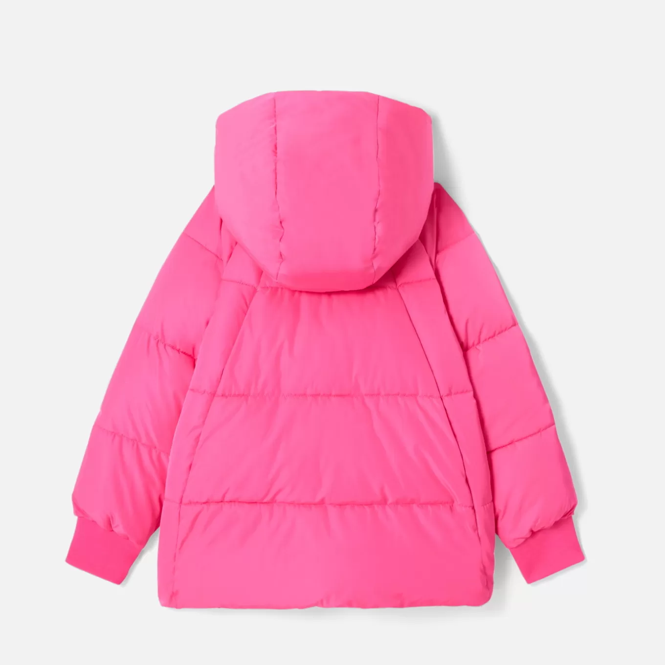New Jacadi Wasserabweisende Daunenjacke für Mädchen NEON ROSA