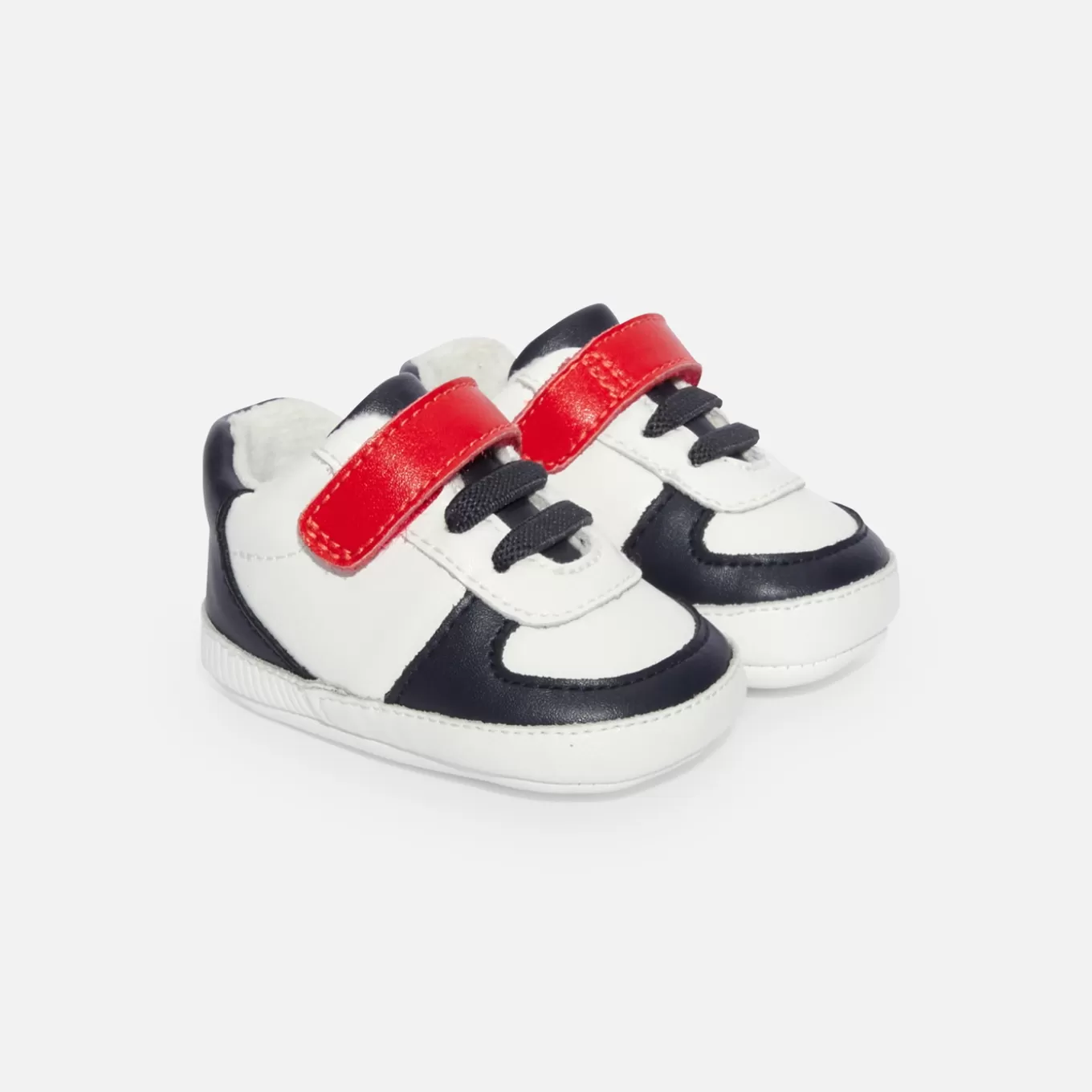 New Jacadi Weiche Sneakers für Baby Jungen MARINEBLAU/WEISS
