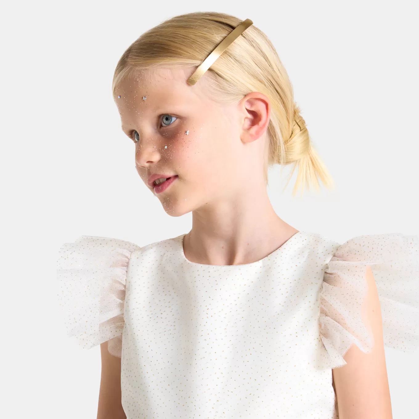 Best Jacadi Weihnachtskostüm für Mädchen WEISS/GOLD