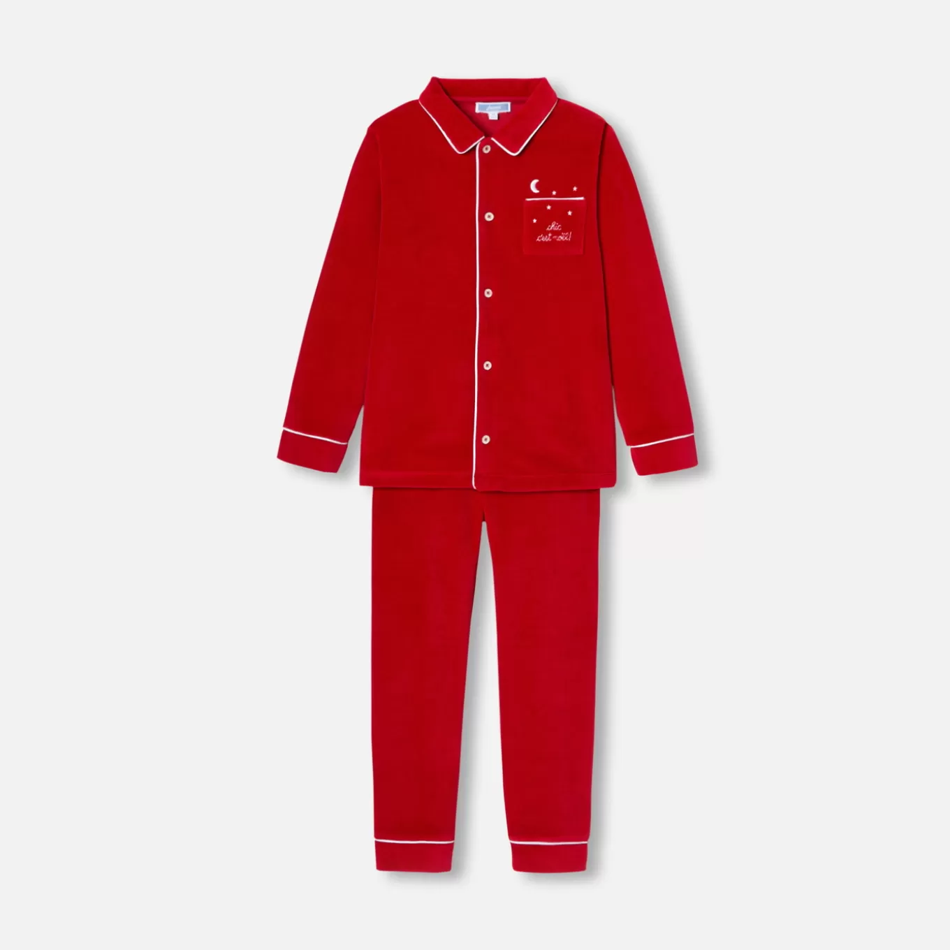 Store Jacadi Weihnachtspyjama für Jungen ROT JACADI
