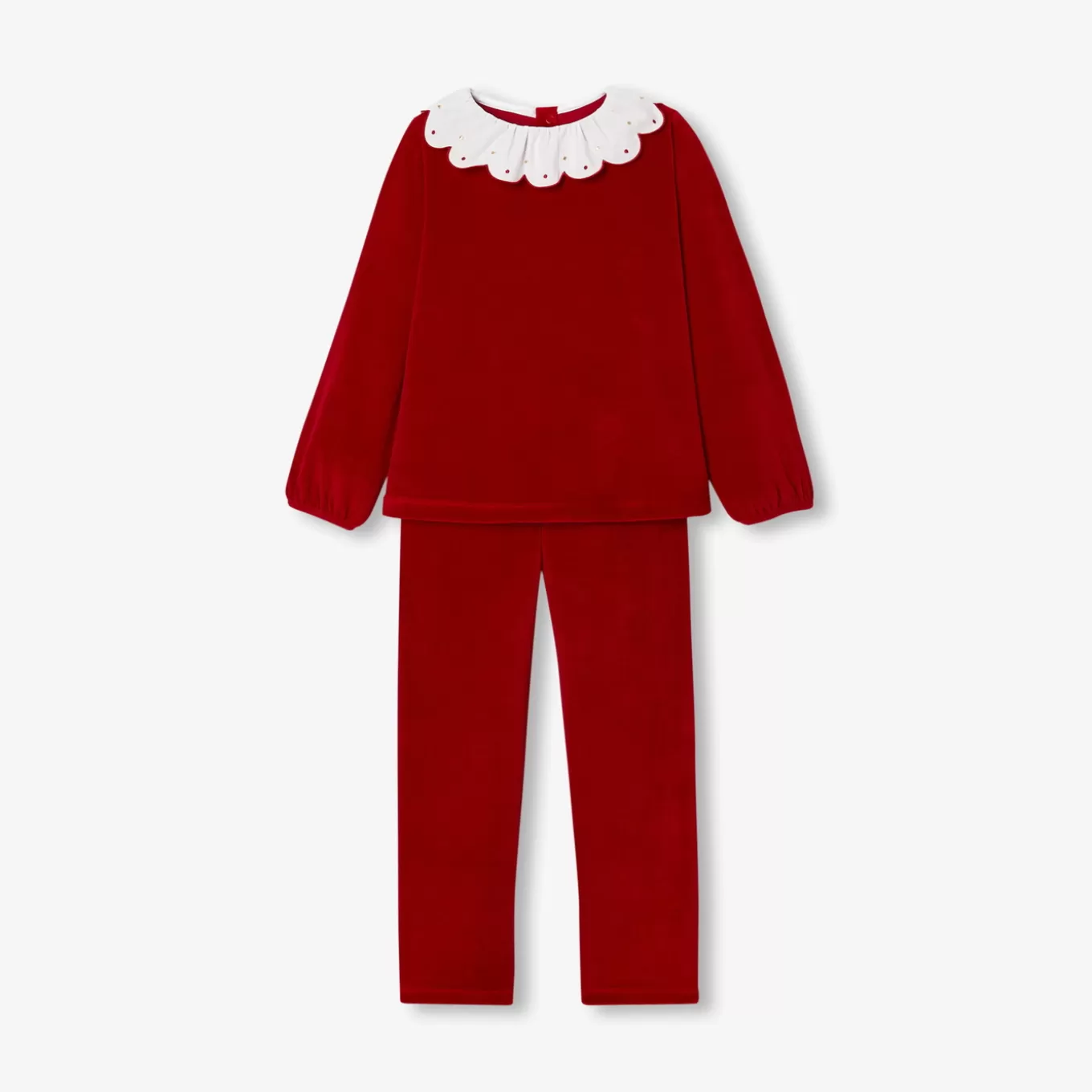 Shop Jacadi Weihnachtspyjama für Mädchen ROT JACADI