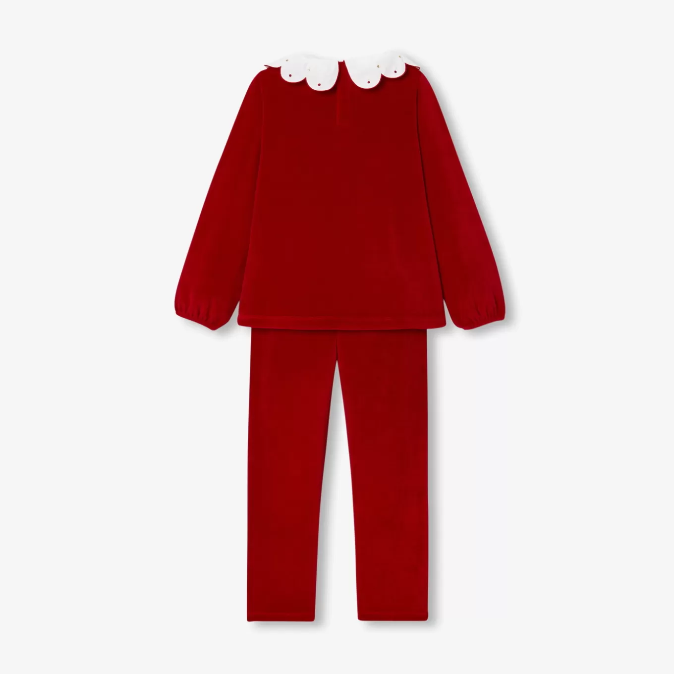 Shop Jacadi Weihnachtspyjama für Mädchen ROT JACADI