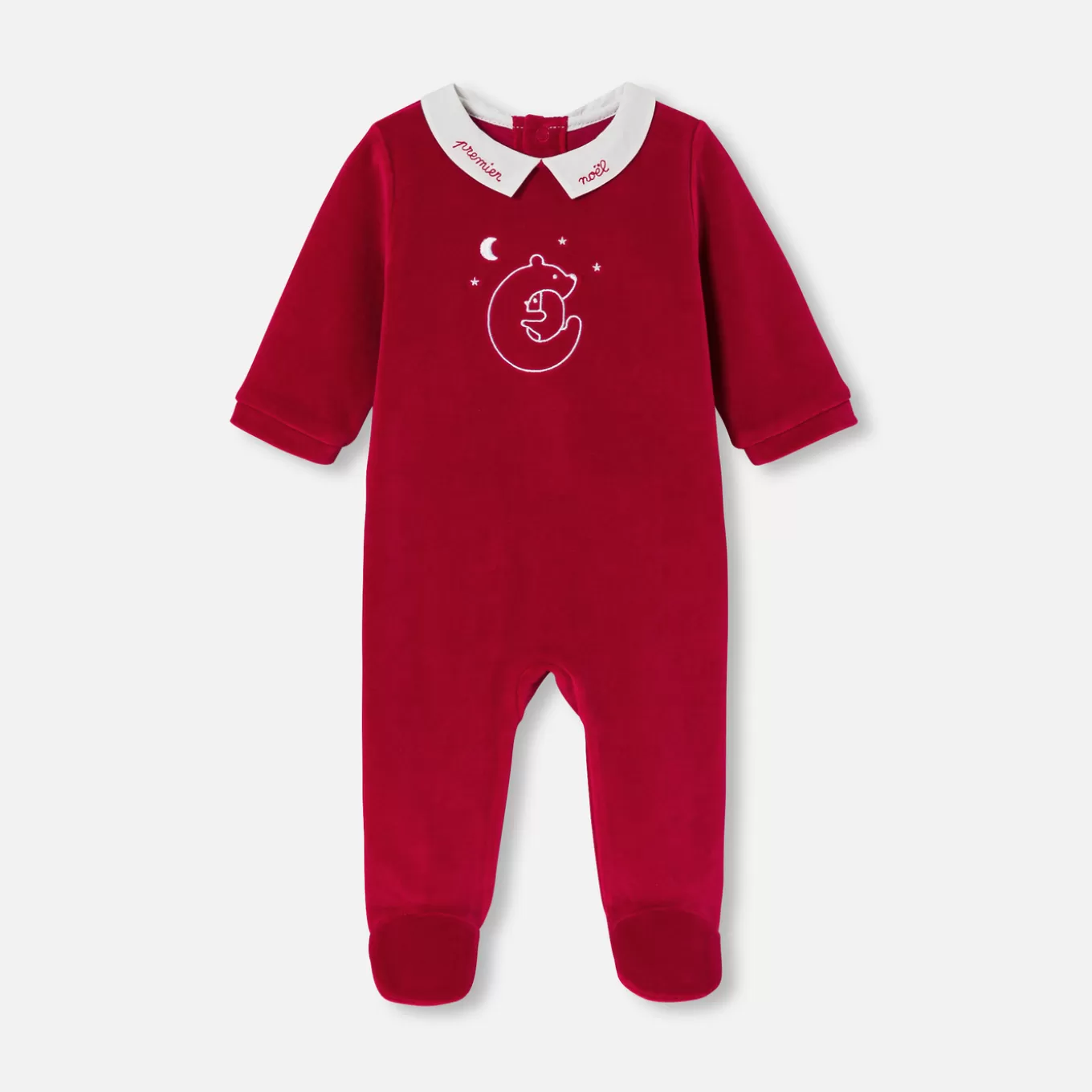 Online Jacadi Weihnachtsstrampler aus Samt für Babys ROT JACADI