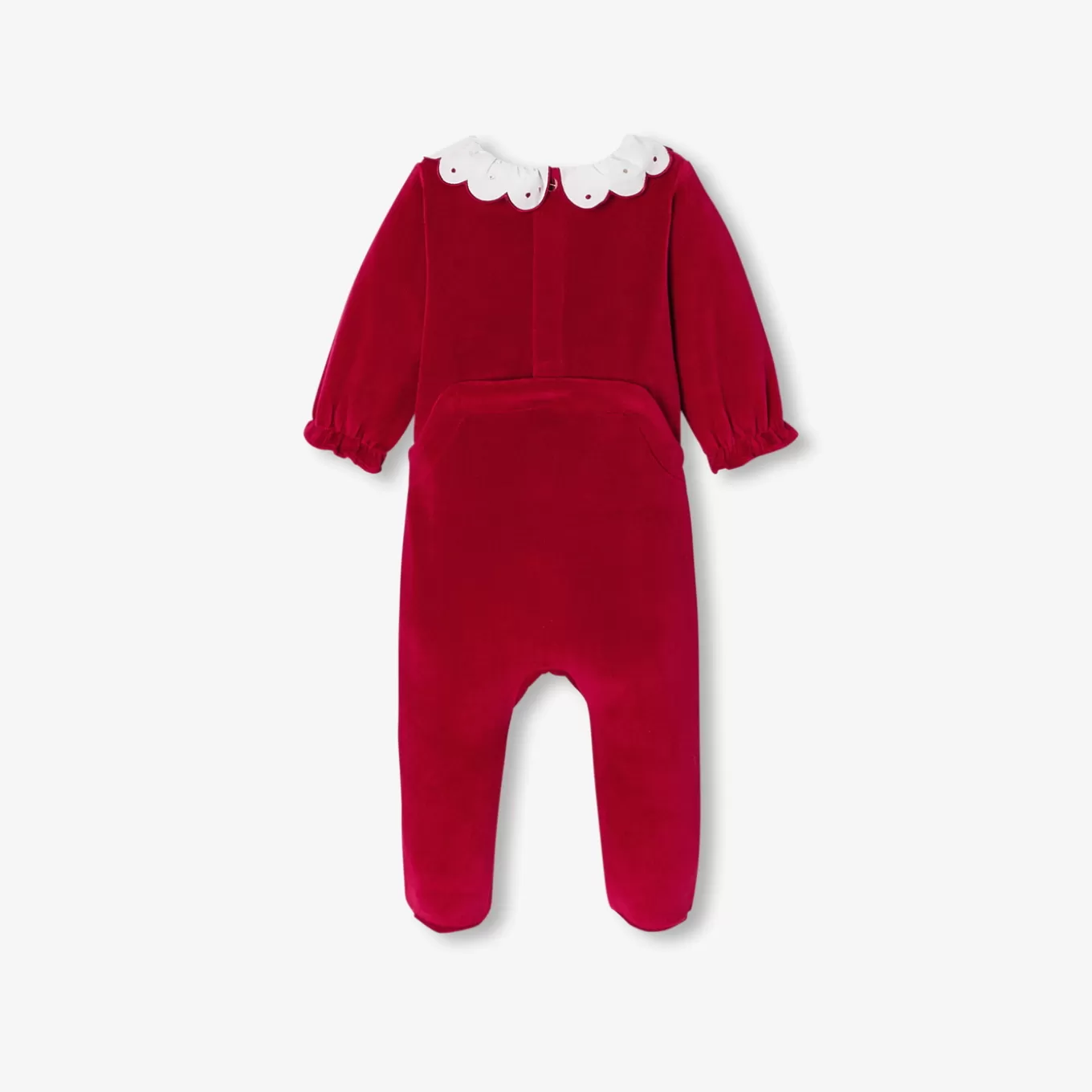 Online Jacadi Weihnachtsstrampler aus Samt für Mädchen ROT JACADI
