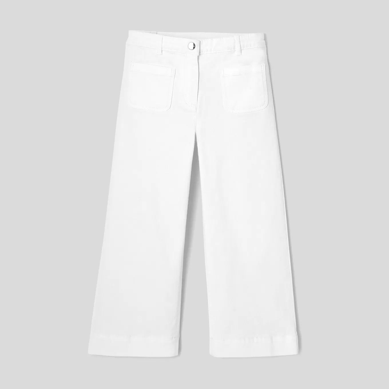 Hot Jacadi Weit geschnittene Mädchenhose JACADI WEISS