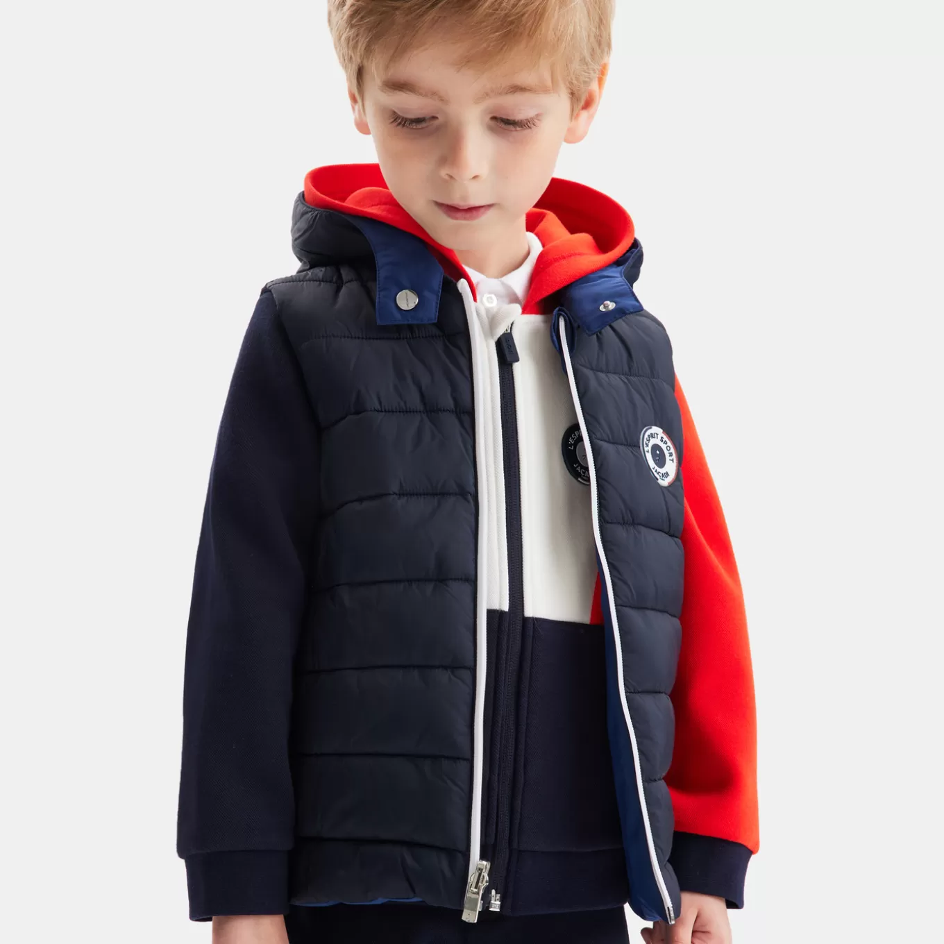 Best Jacadi Wende-Steppjacke für Jungen MARINEBLAU JACADI