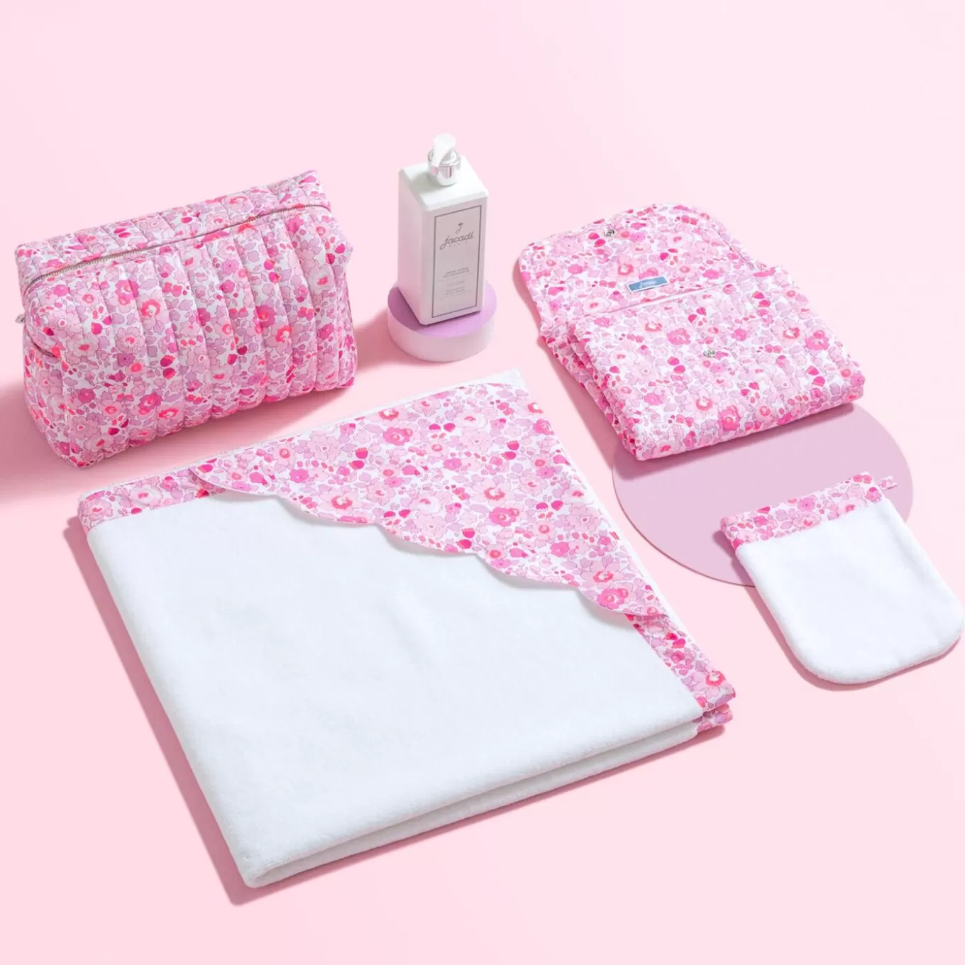 Shop Jacadi Wickelauflage für unterwegs ROSA/MEHRFARBIG