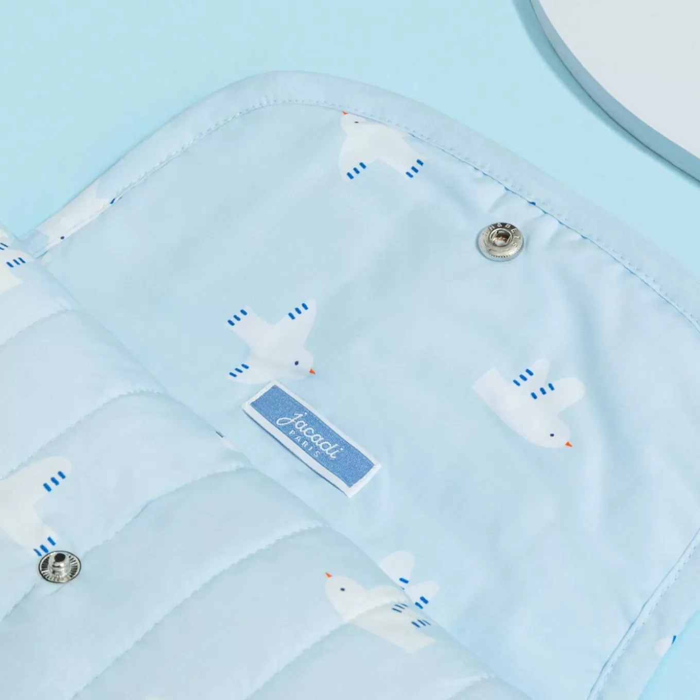 Outlet Jacadi Wickelauflage zum Mitnehmen WEISS/BLAU