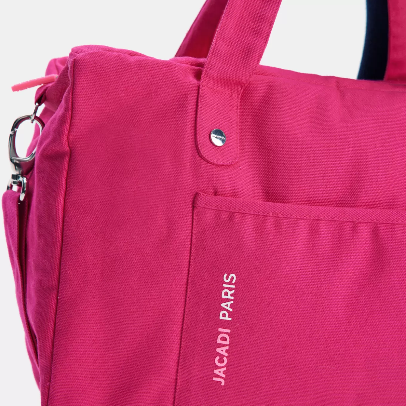 Hot Jacadi Wickeltasche aus Baumwollstoff ROSA FUSCHIA