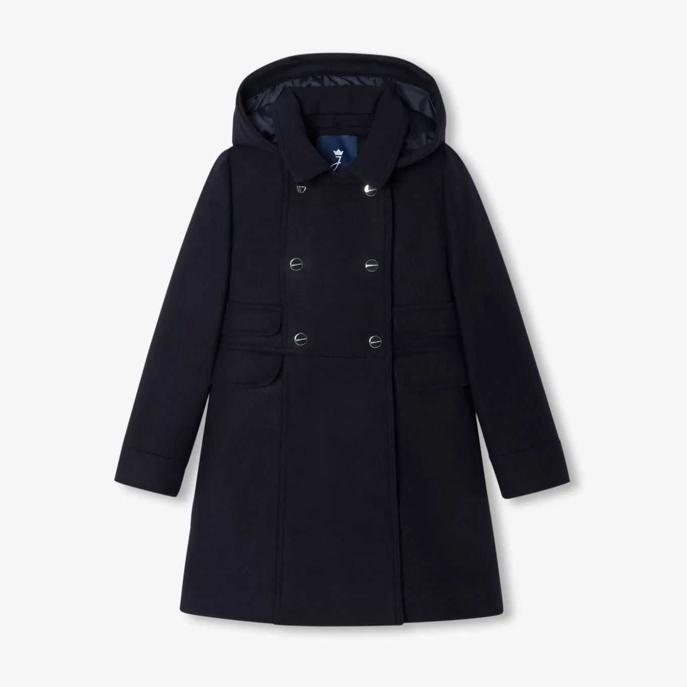 Cheap Jacadi Wollmantel für Mädchen MARINEBLAU JACADI